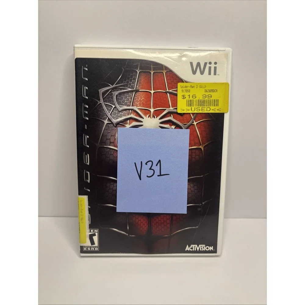 Spiderman 3 • Nintendo Wii • 2007 • Complete w/ Manual • Tested